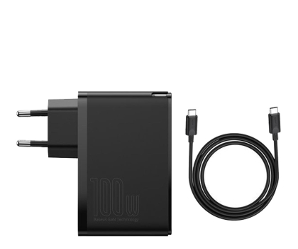 Ładowarka i akumulator BASEUS Ładowarka sieciowa GaN2 Pro (100W, 2x USB-C, 2x USB-A)) CCGAN2P-L01